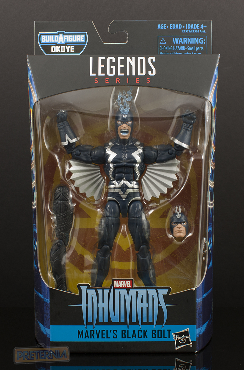 Hasbro Marvel Legends Series Inhumans Black Bolt BAF Okoye Leg Build A Figure 